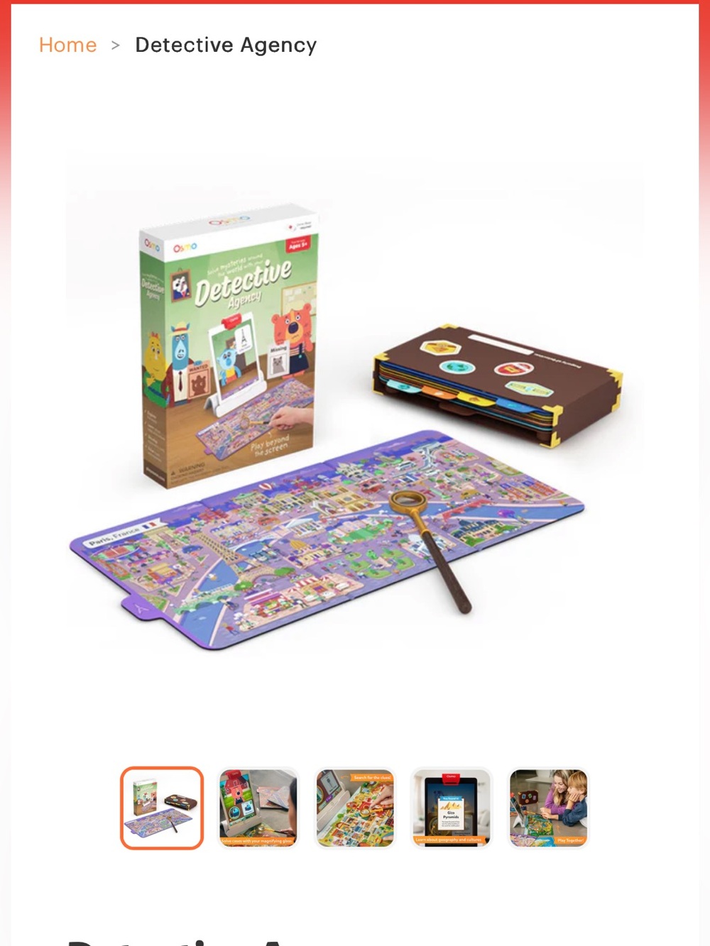 Osmo Detective Agency A Search & Find Mystery Game That Explores The World